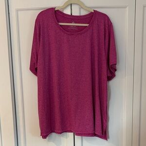 Superfit Hero Magenta Heather Tee NWT